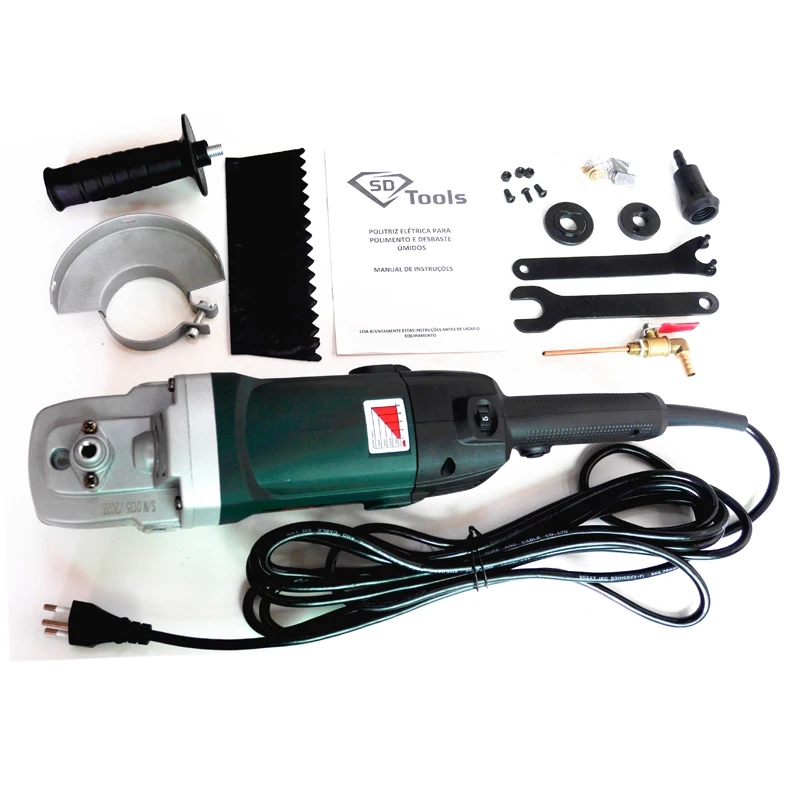 diamond polishing pads wet 100mm polisher grinder machine 1200W mable floor wet polishing machine electric granite