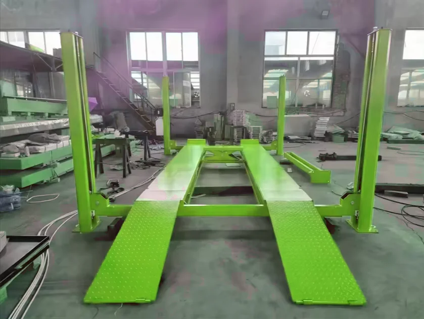 High Quality 4 Post Car Lift Customized Garage Equipment Car Parking Lift For Sale
