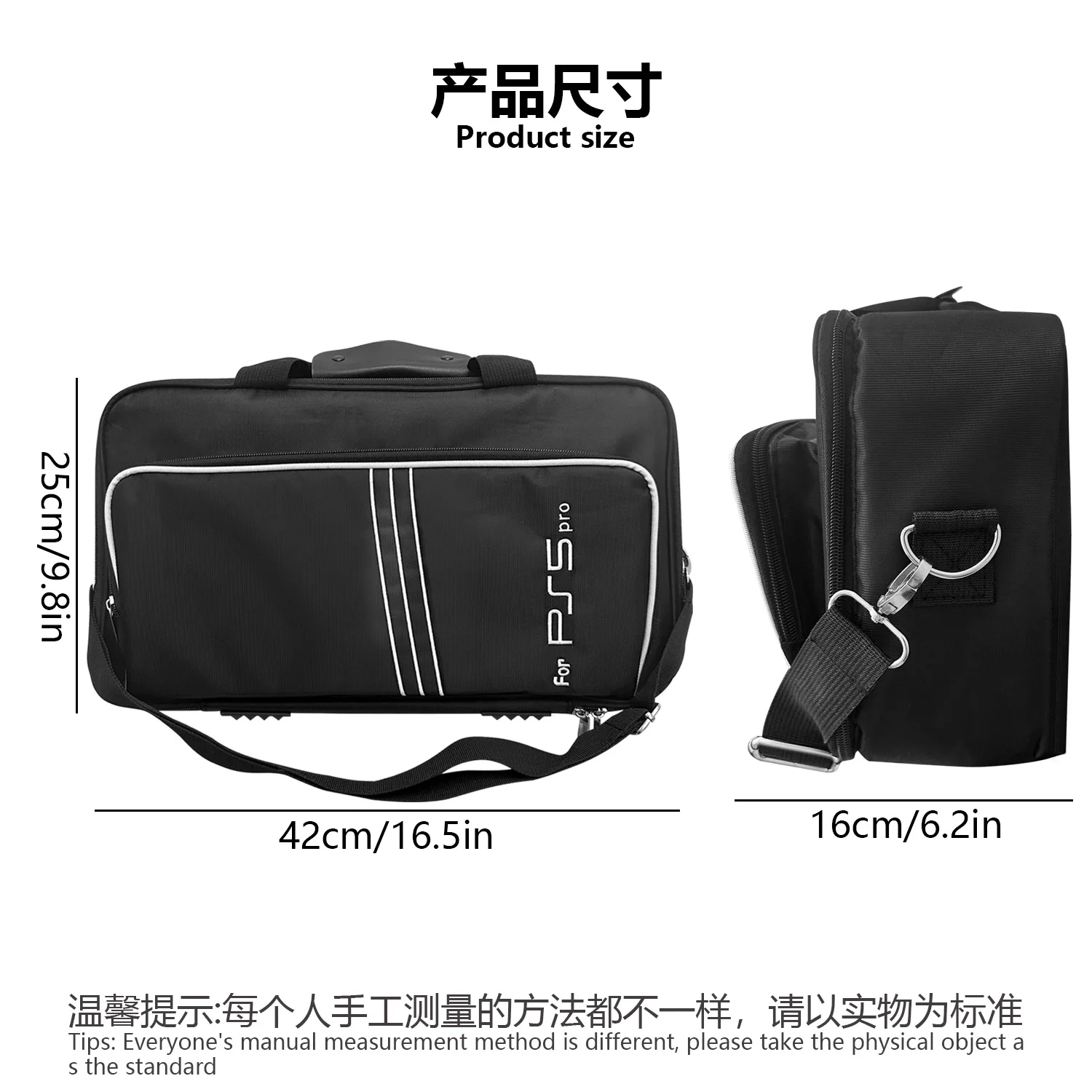 Convenient PS5 Pro EVA Backpack for Portable Console and Accessories EVA Bags & Cases