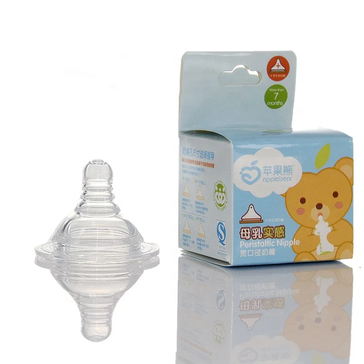
Silicone Adult Baby Feeding Bottle Nipple 