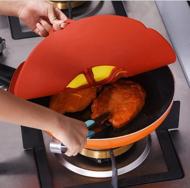 2024 силиконовая крышка для кипячения под заказ силиконовые крышки защиты от разливов без BPA