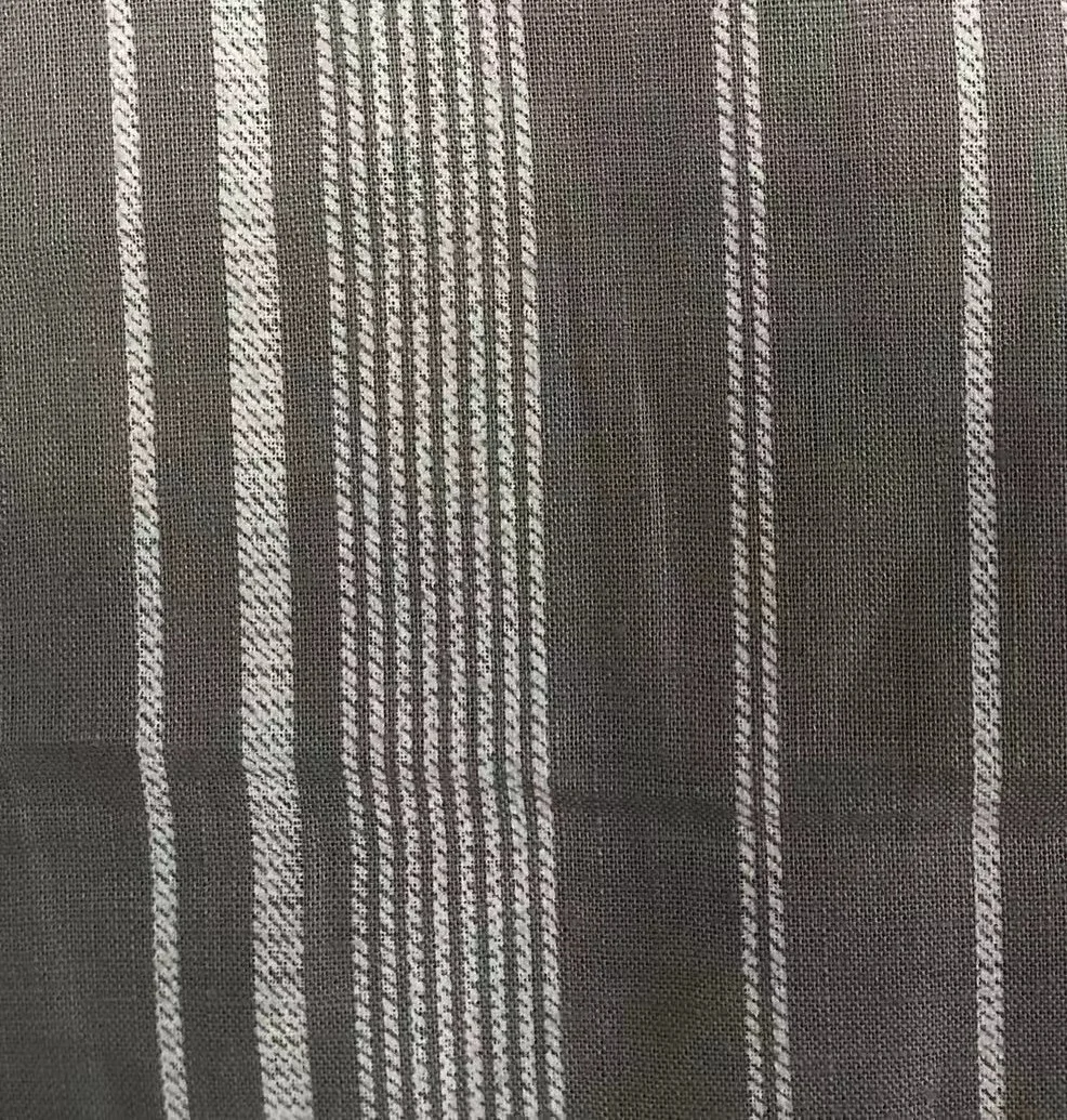 Custom 40s/2 100% Cotton Checks Stripe Fabric Woven Fabric for Shirt