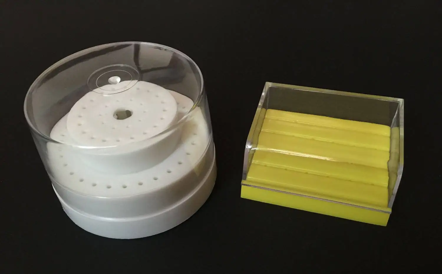 New style high quality 24-hole bur holder box ideal for storge of dental burs can place or autoclavable