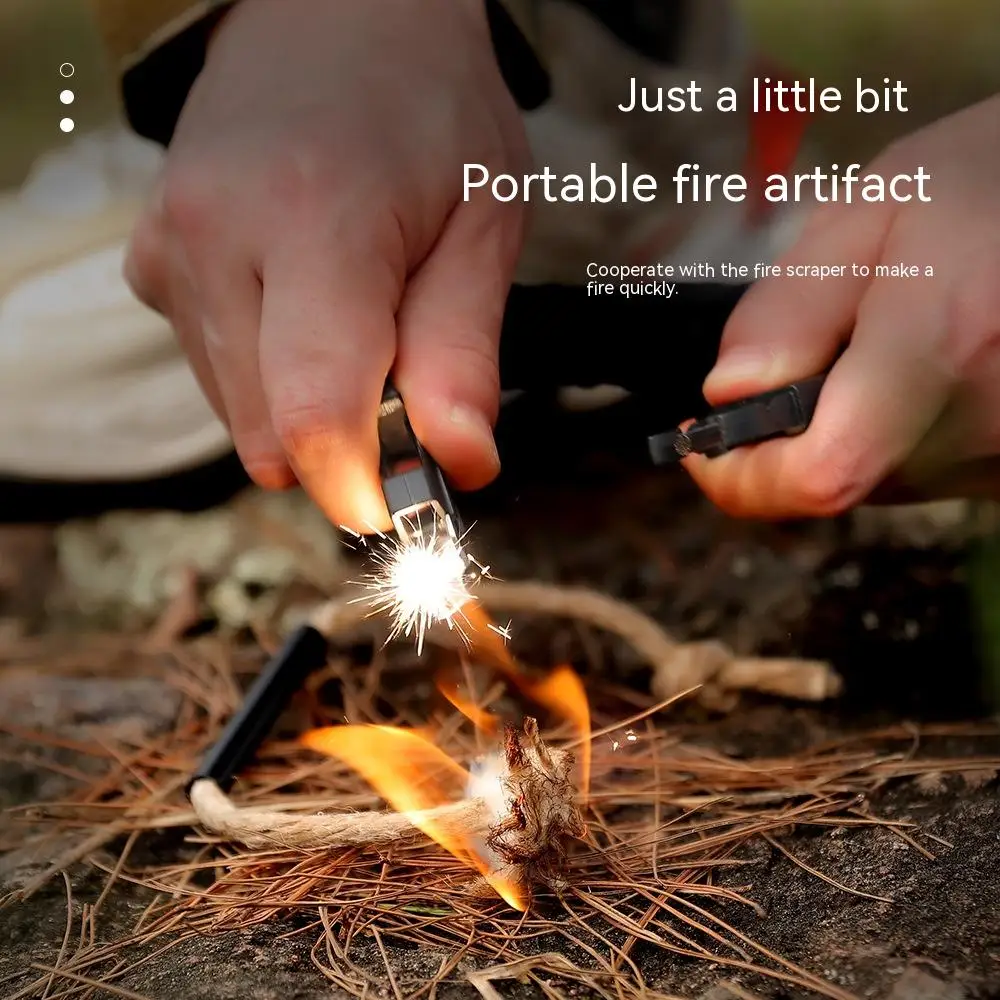 Multifunctional outdoor survival core umbrella rope waterproof whistle flint fire starter compass life bracelet