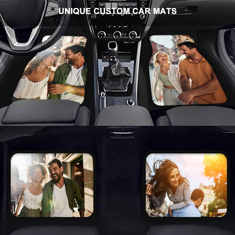 universal blank sublimation Custom luxury rubber Printed floor foot  designer car wash mat logo pvc custom  car carpet mats