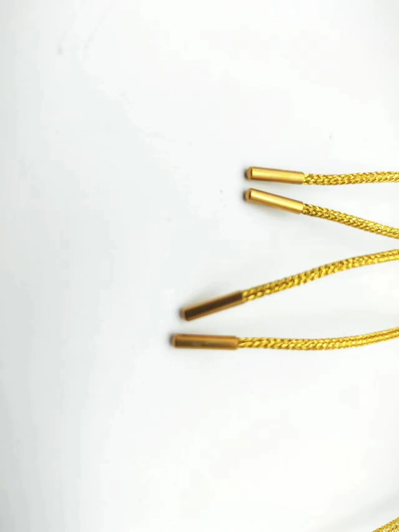 Wholesale Fashion Jewelry Spare Part Tinny Metallic Gold Silver Lurex Cord For Necklace and Bracelet Support Customize Size