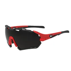 Red Temples Sunglass Bike Sunglasses For Men Sports