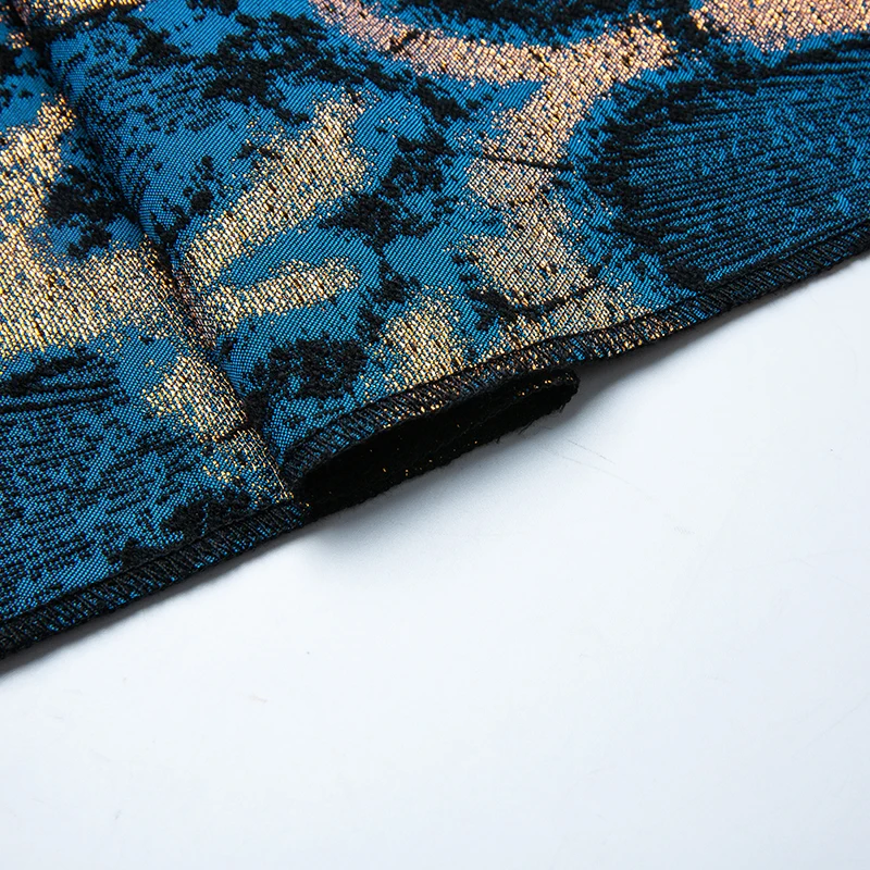  KEER JDJ4098N new arriving product delicate fish scales pattern design nylon metallic polyester embroidered jacquard fabric
