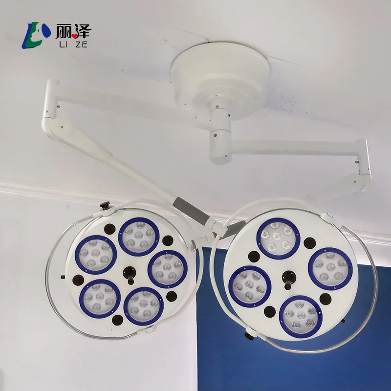 LIZE Hospital Portable Ceiling Led Medical Light LED Operation Shadowless Lamp Double Head Surgical Light Operating Lamp