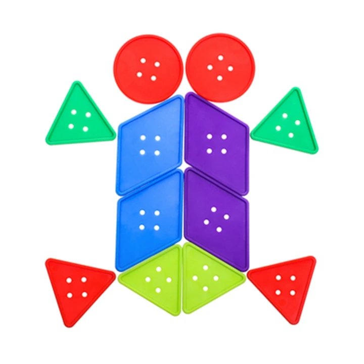 Wholesale Plastic Perforated Toys Educational Toy Blocks Sets