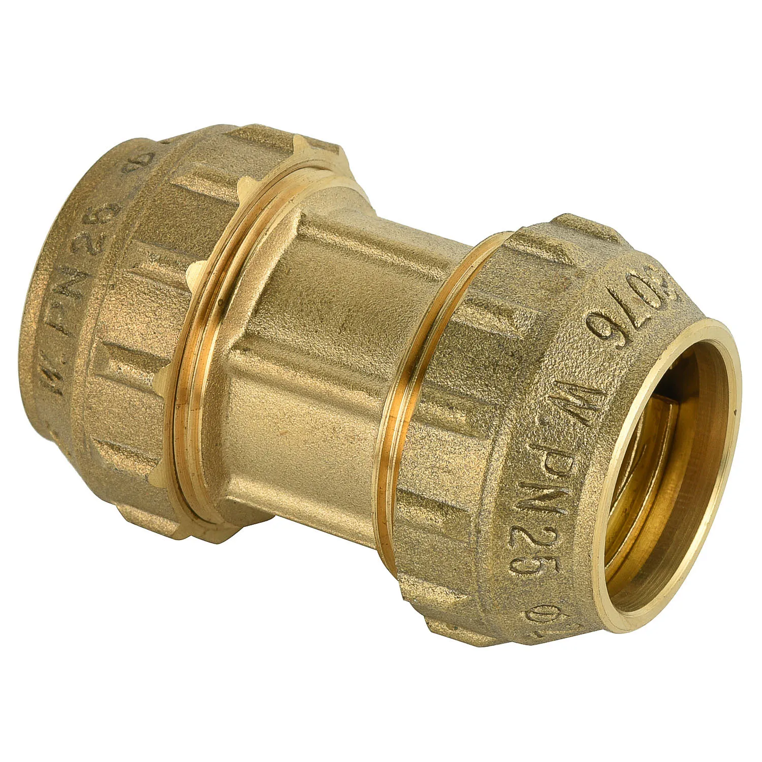 Good quality brass straight pe compression fittings for pe pipe