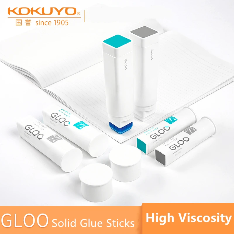 
Student Handmade Supplies Stationery KOKUYO GLOO Square Solid Glue Sticks 
