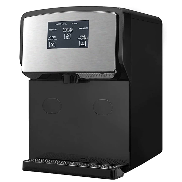 FD FLURIDA self dispensing countertop nugget ice dispenser crunchy pebble ice making machine sonic portable ice maker
