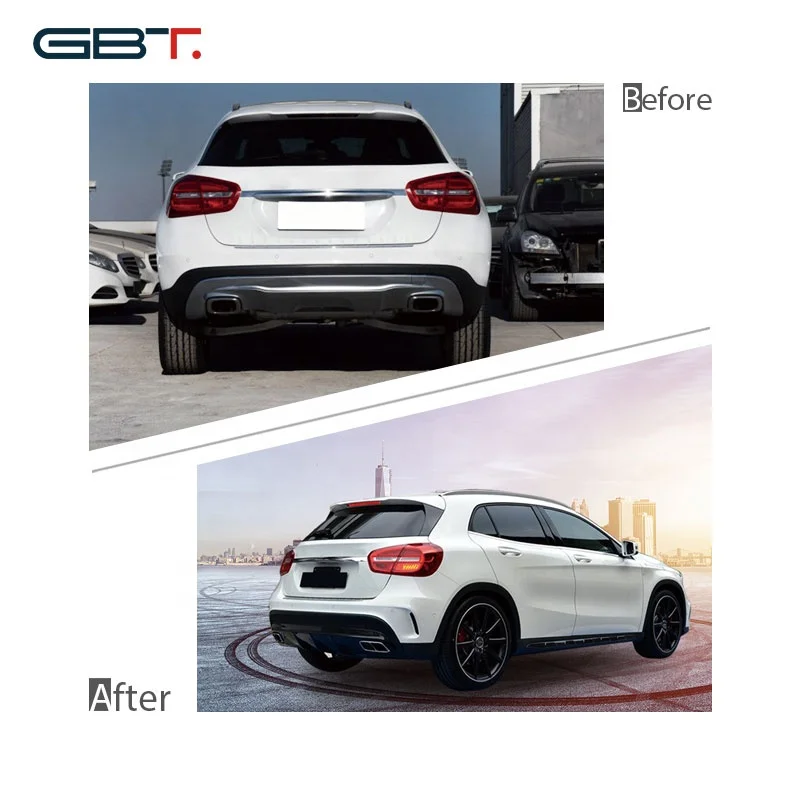 GBT Popular Products Mercedes gla Upgrade Facelift Body Kit For 2021 Benz GLA Conversion Bumper Headlight Parts
