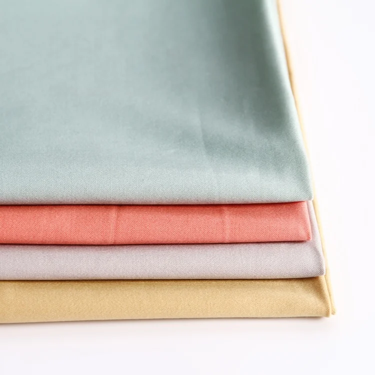 
New textiles silky plain dyed 95%cotton 5%spandex cotton materials fabric 