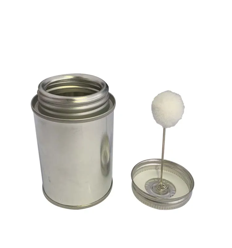Factory Price 60 118 237 473 947ML Metal Round Tinplate Empty Tin Can With Screw Top Lid For Glue Packaging