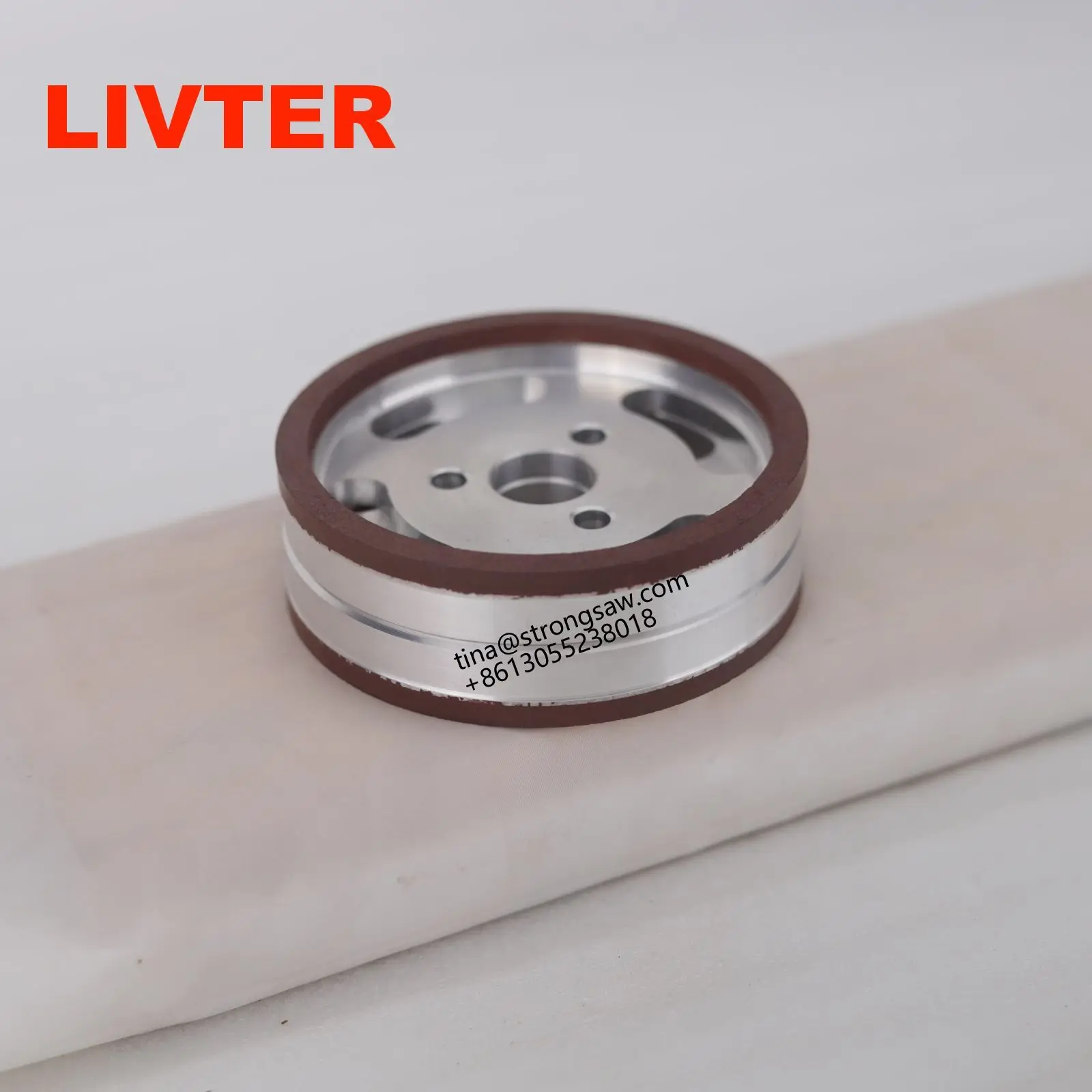 Xiamen Strongtech Roll Paper Machine 610 large Circular Knife Cutting CBN Grinding Wheels