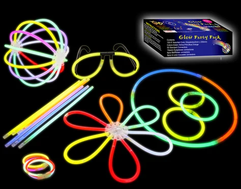 199 Glow Sticks Party Pack Camping Glow Activities Neon Light Sticks Decoration For Party Favors Kids Adults