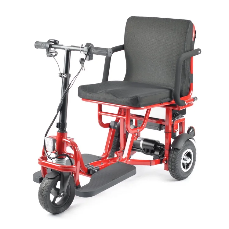 China Supplier Folding Handicapped Safety Frame Mobility Scooter 3 Wheels