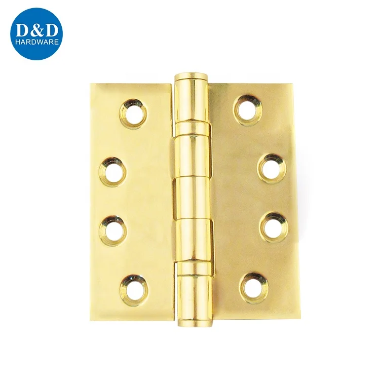 Hot sell Mirror light Gold-plated 2BB stainless steel 304 Loose Non-rising Pin door hinge for Interior door