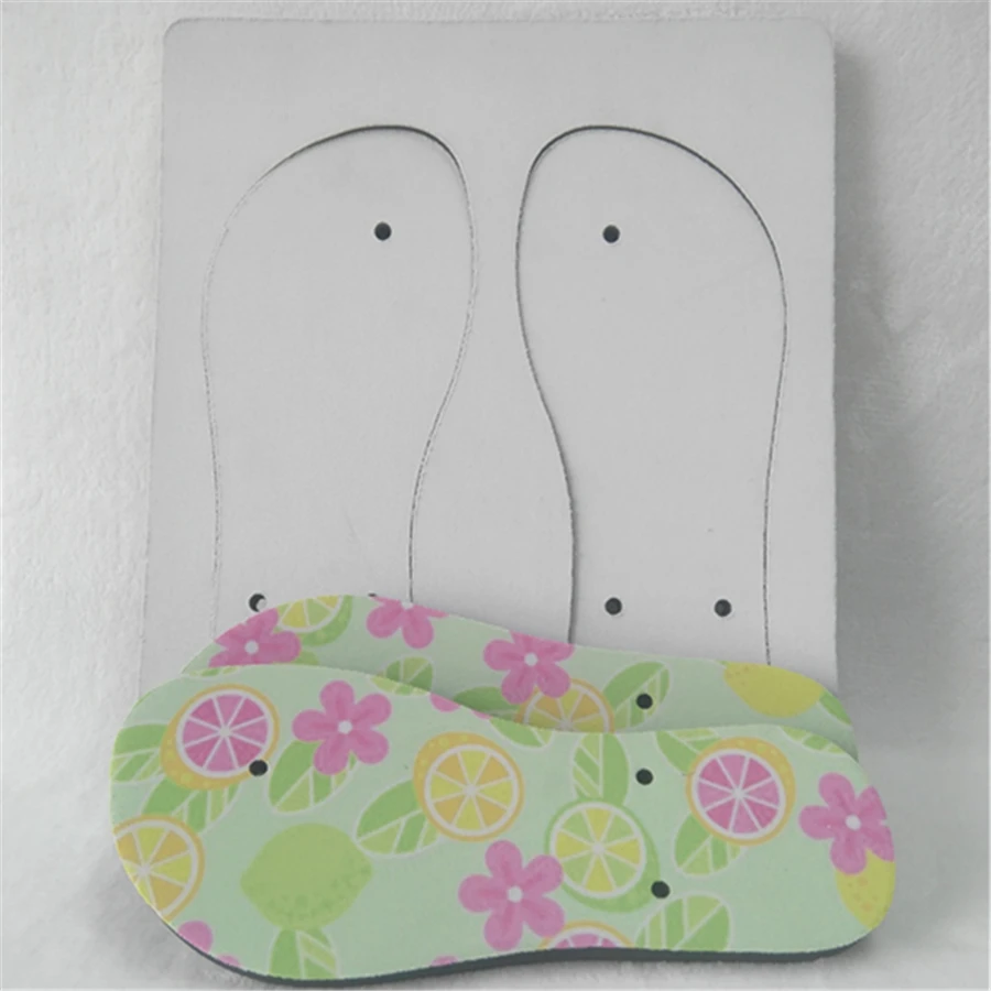 Sublimation printable rubber beach slippers Flip flop for Children cheap wholesale rubber slipper