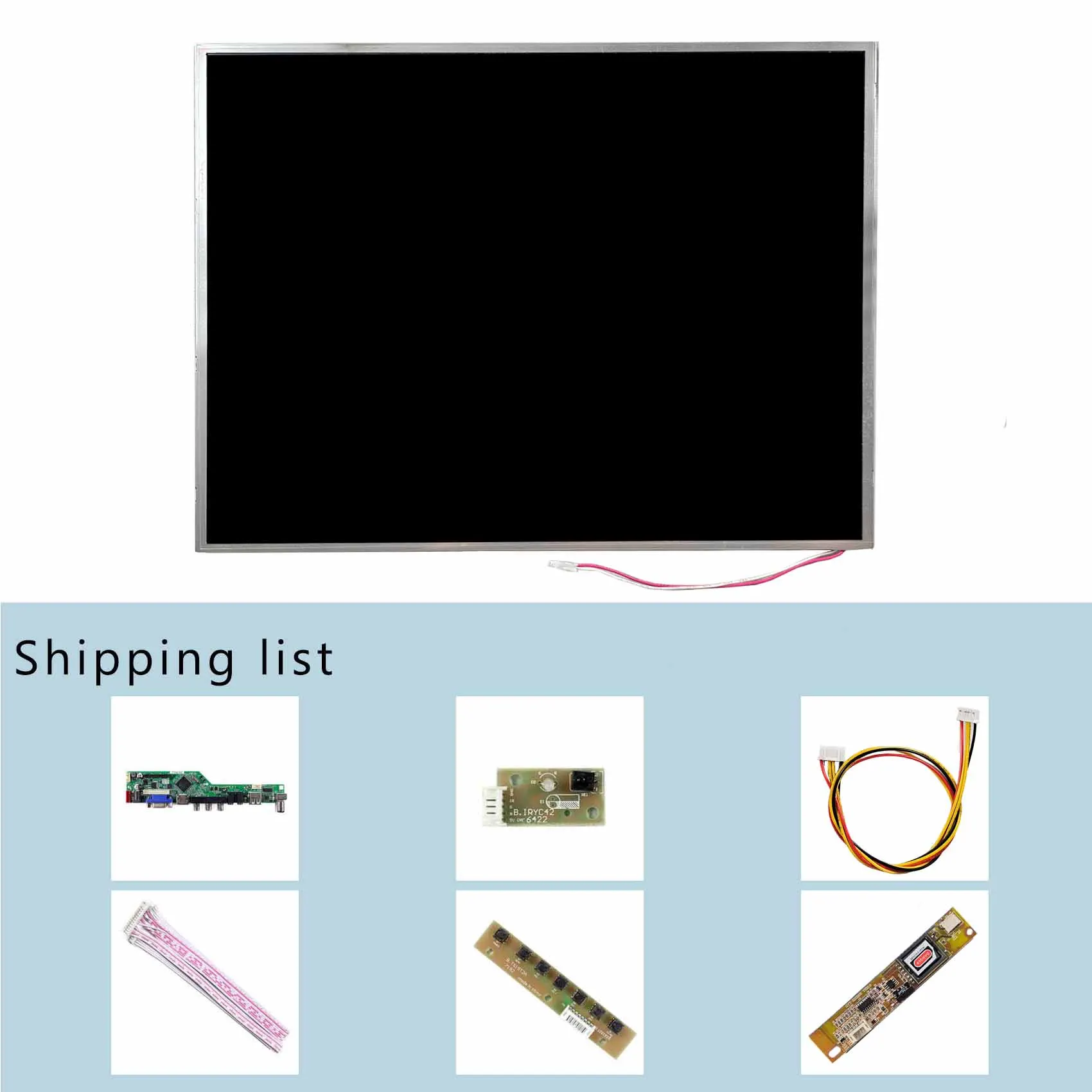 Custom Lcd Display Ccfl Backlight 13.3Inch Tm133Xg 1024X76 Tft Lcd Display Module With Hd-Mi Vga Av Usb Rf Digital Tv Board