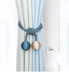 Curtain binding new style hanging ball belt simple modern creative decorative curtain buckle binding belt