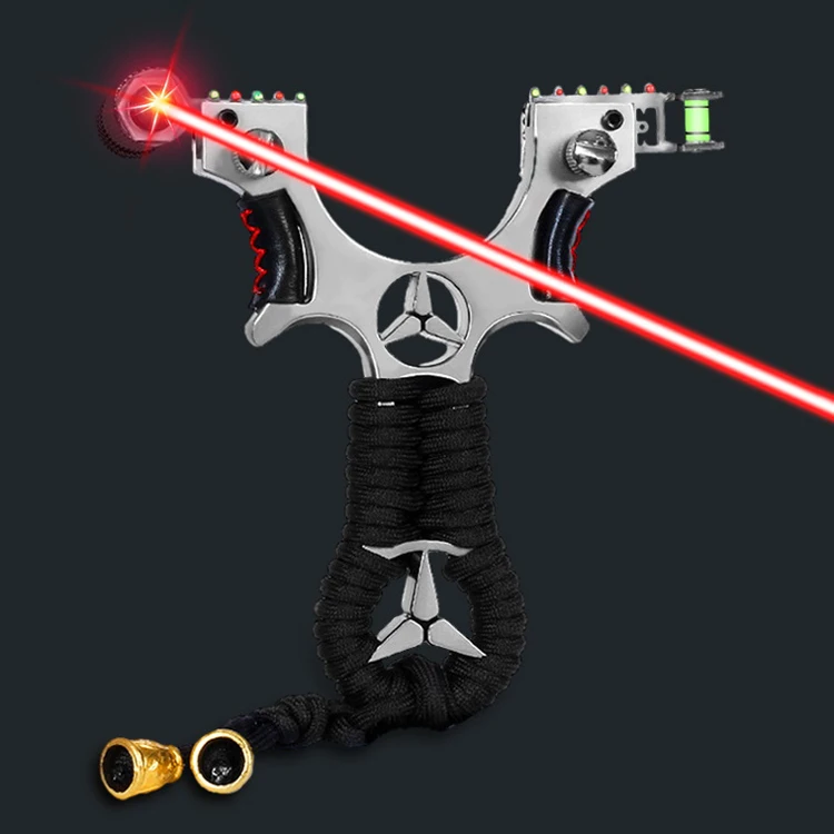 Baiyuheng Wholesale Good Quality Metal Camping Catapult Slingshot