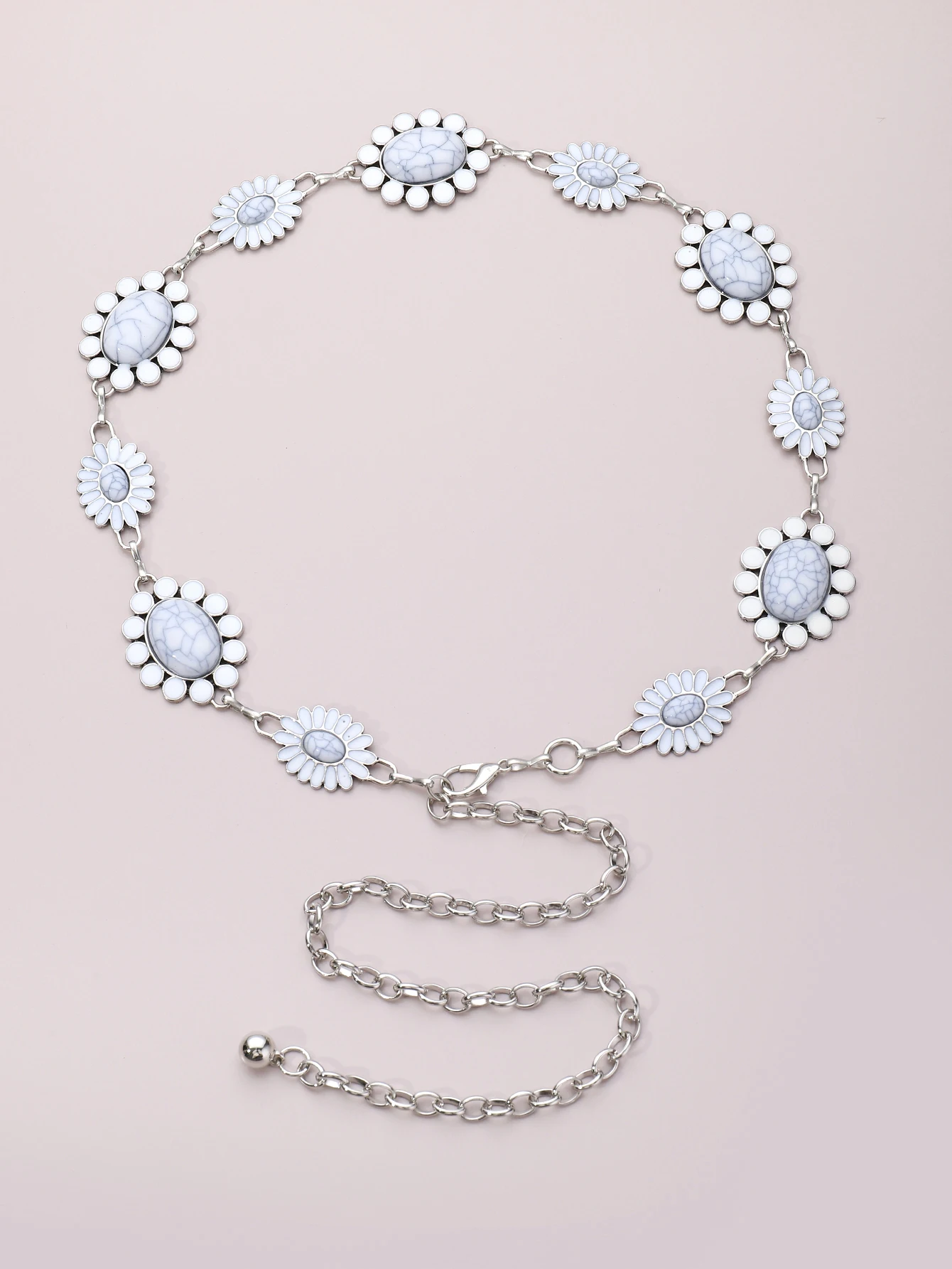 Customizable Hot Sale Bling Beautiful Girls Women Ladies Individualistic Belt Chain Belt