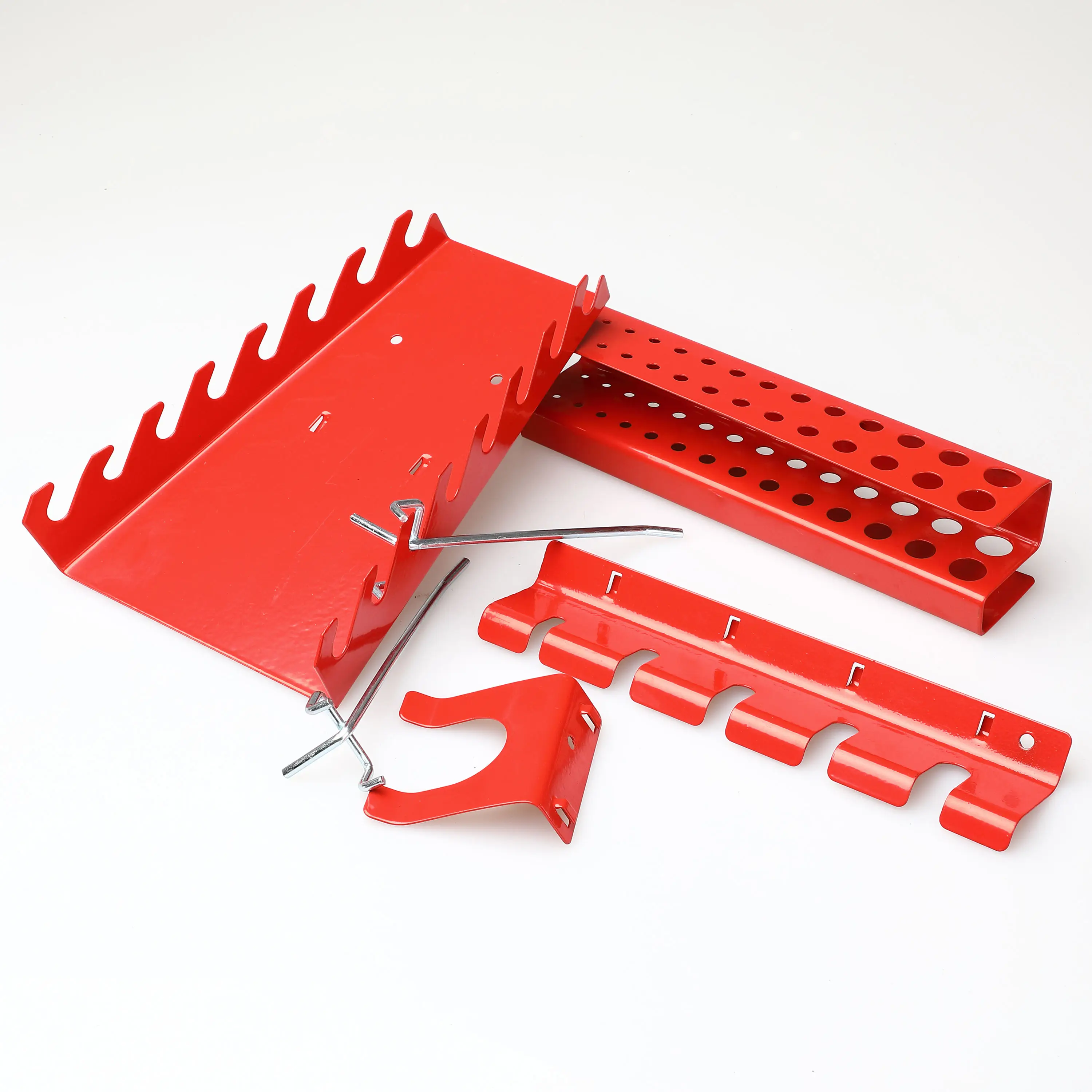 Wall-mounted storage box 17pcs Wall Tool Holder Warehouse Organizer Box Storage Bins Bolt Plastic Box