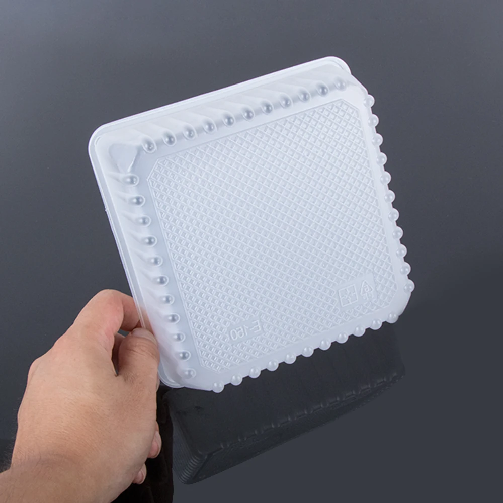 Nacho sandwich candy large plastic white fast food square tray