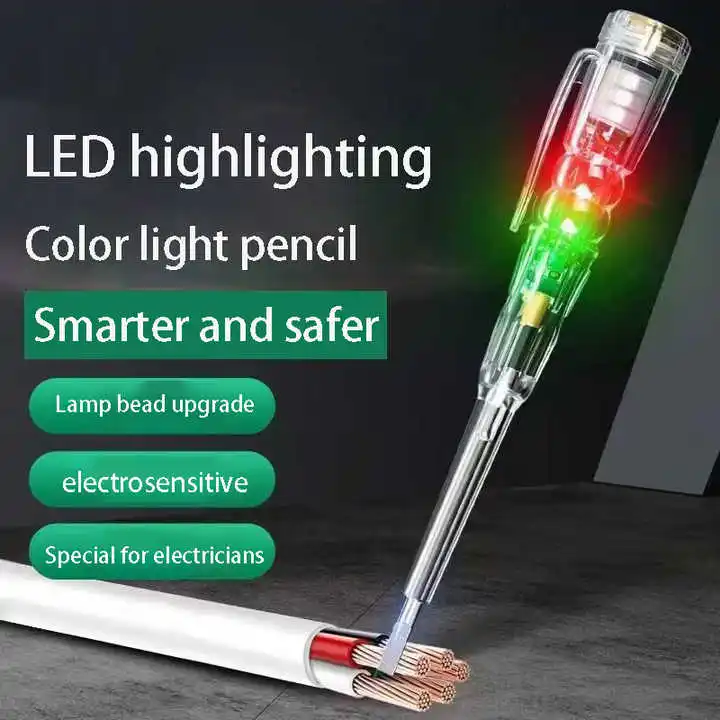 Intelligent Voltage Tester Pen AC Non-contact Induction Test Pencil Voltmeter Power Detector Electrical Screwdriver Indicator