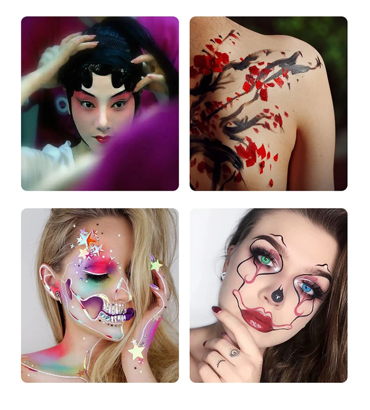 
12 Colors Face Paint for Halloween welcome small order 