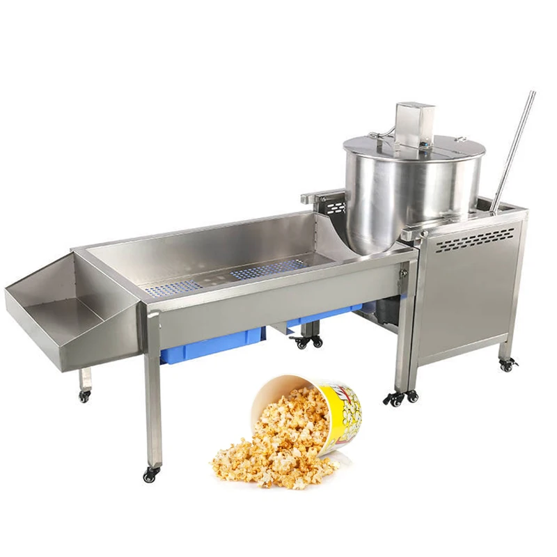 Industrial Commercial Automatic Caramel Popcorn Machines Mushroom And Butterfly Popcorn For Sale