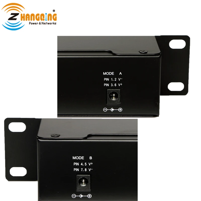 Gigabit POE Injector 12 Port 1U Multiport Rack Mount POE Patch Panel 100/1000Mbps For MikroTik