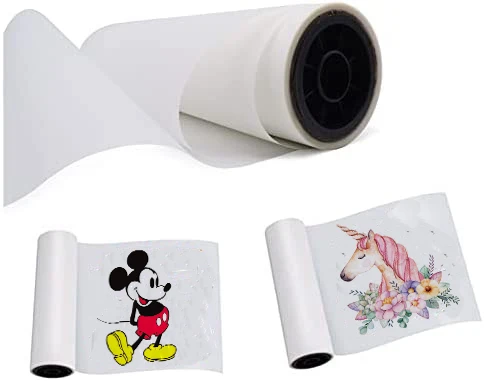 DTF Transfer Film Direct to Film Printer Feeding Roll Coated Glossy Paper for T-Shirt