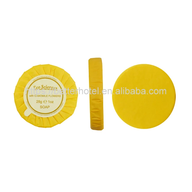 1 oz  yellow color  shrink film packaged  hotel amenities soap for  hand washing