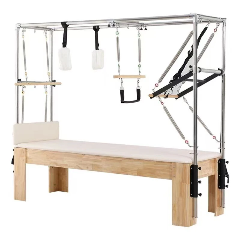 Pilates Cadillac Reformer fitness equipment converter extension board Wood pilates reformer with Cadillac Hot seller Fitness