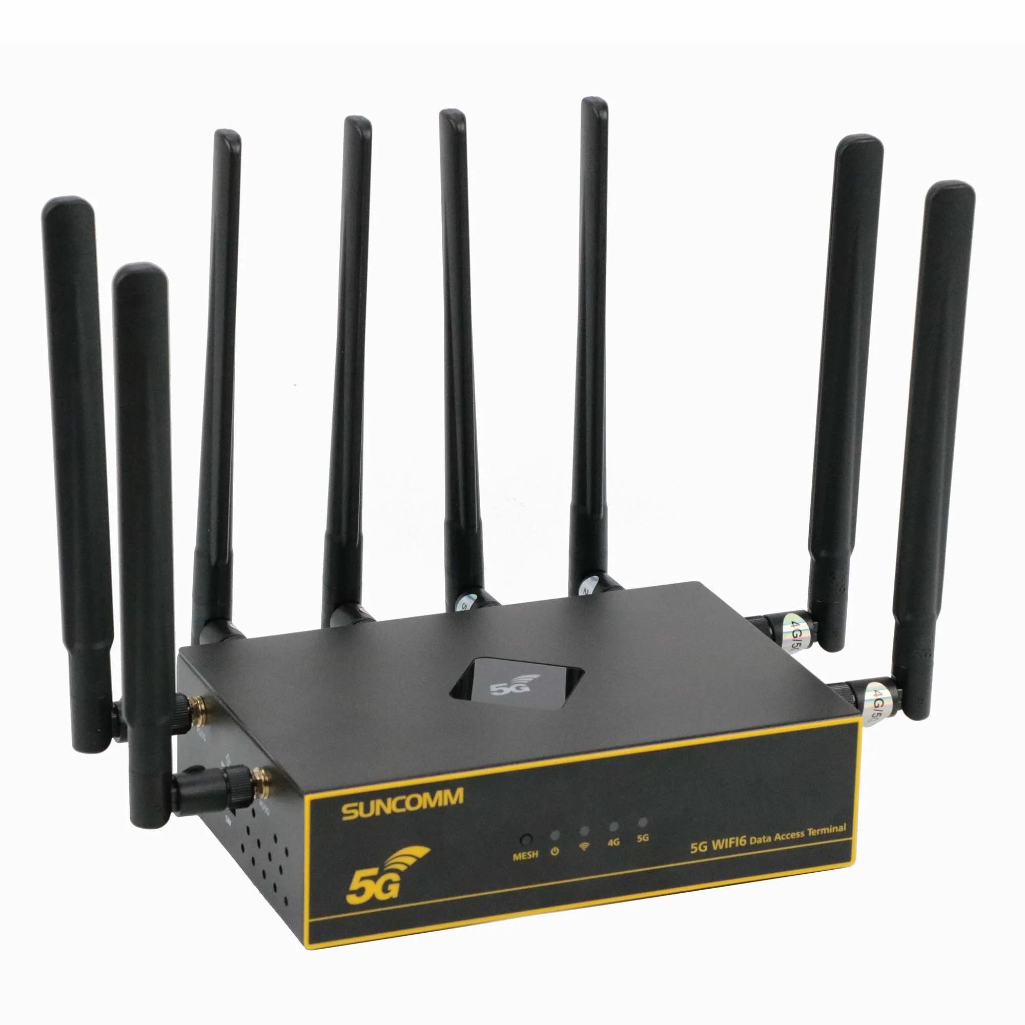 Hot selling SUNCOMM 5G Router 8 Antenna WiFi 6 Mesh QoS PCI AT TTL VPN 4G lte 5g router for AT&T VERIAZON T-Mobile