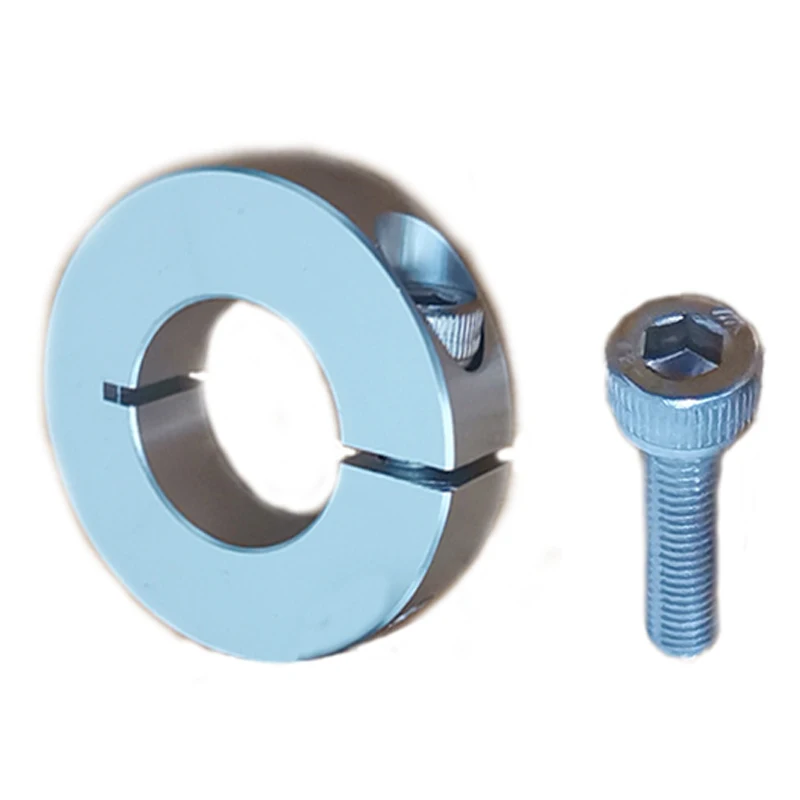 aluminum alloy Optical axis locating ring oxidation split type fixed ring thrust limit sleeve bearing retainer locking ring