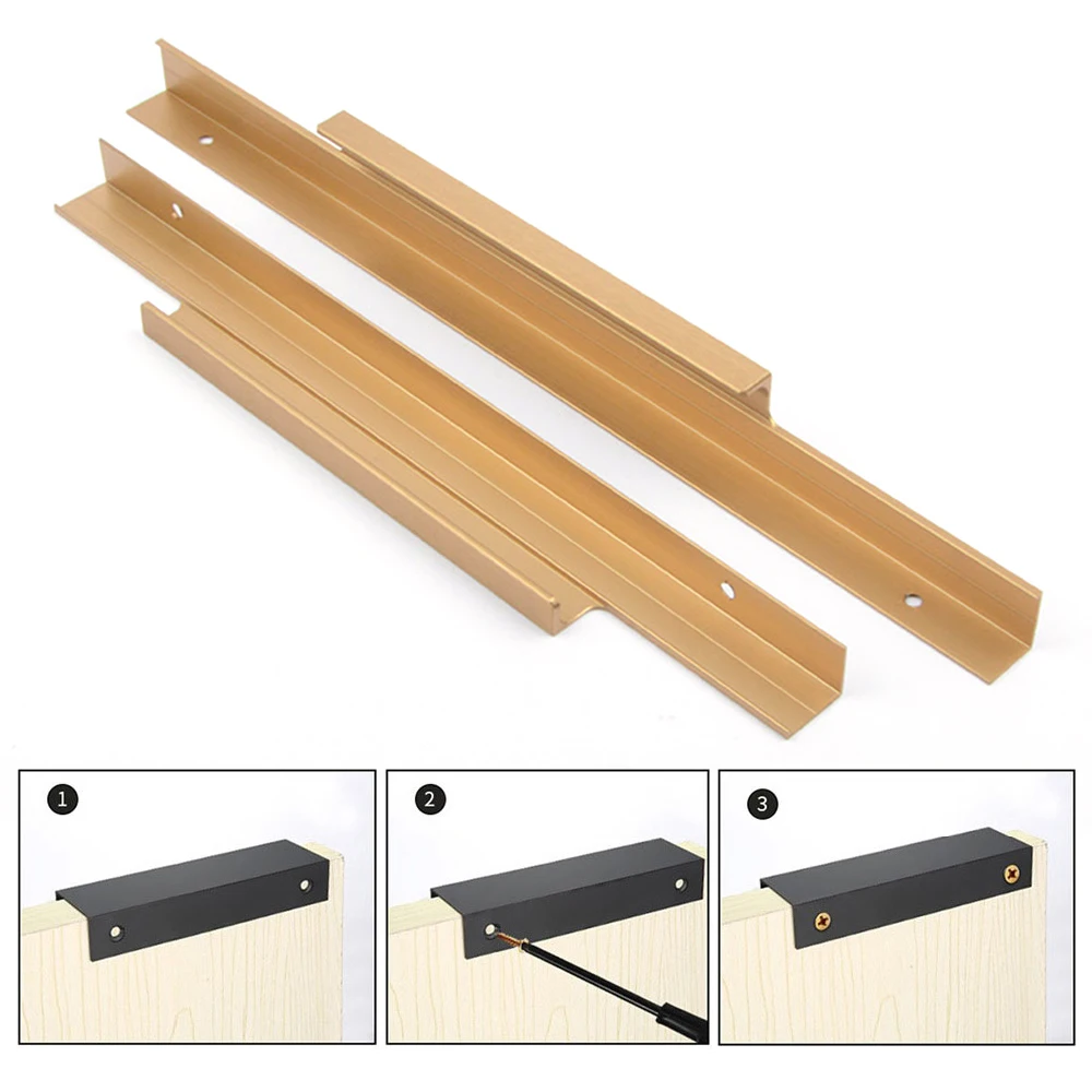 New Design Furniture Handle Gold Black Combination Single Hole Knob European Cabinet Wardrobe Door Handle