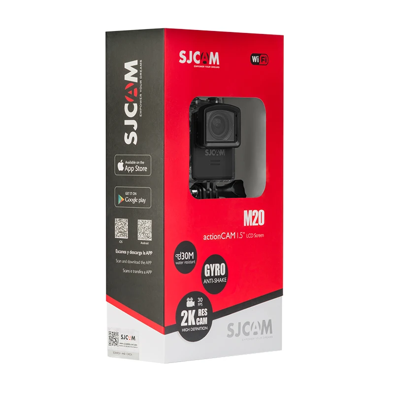 New Product Cheapest Waterproof SJCAM M20 CAMERA Full 1080P HD 360 Video WiFi  Outdoor Sports 4K WiFi Action Camera