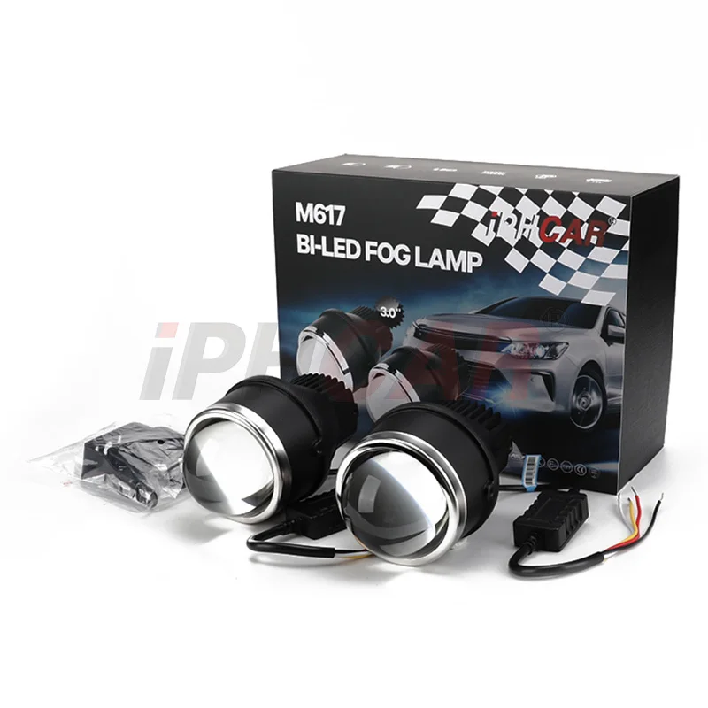  IPHCAR M617 3 дюймов LED противотуманная фара 3000K 3800K 4300K 5500K с универсальные