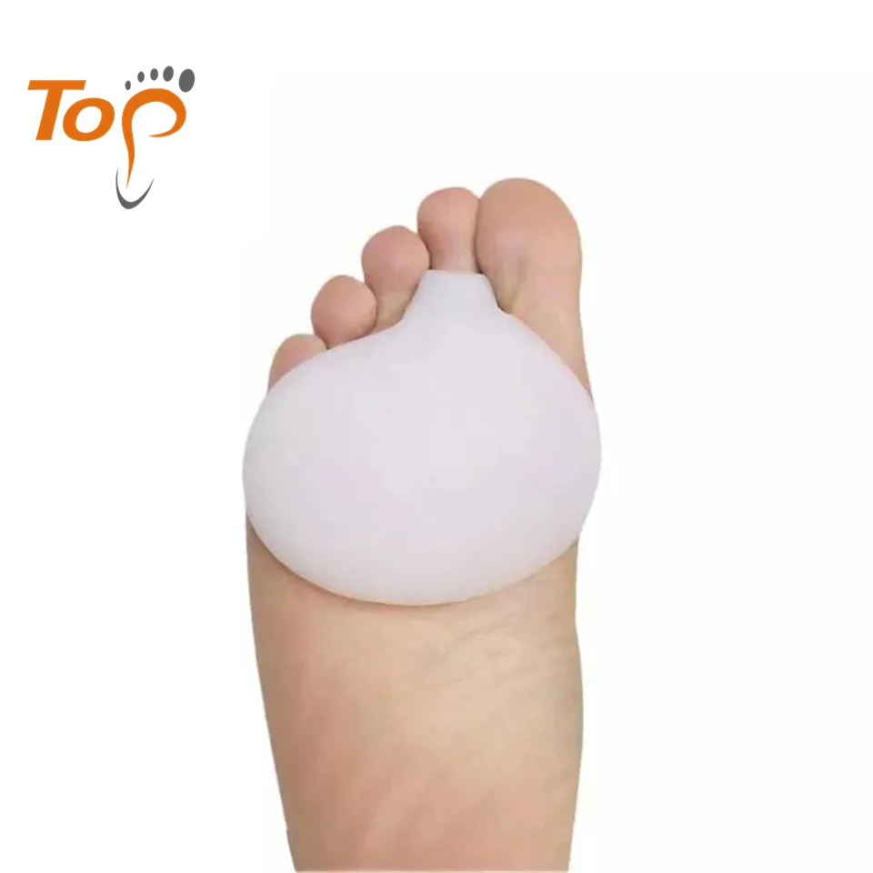 Foot Care Insole Gel Material Metatarsal Pad Single Hole Forefoot Pad
