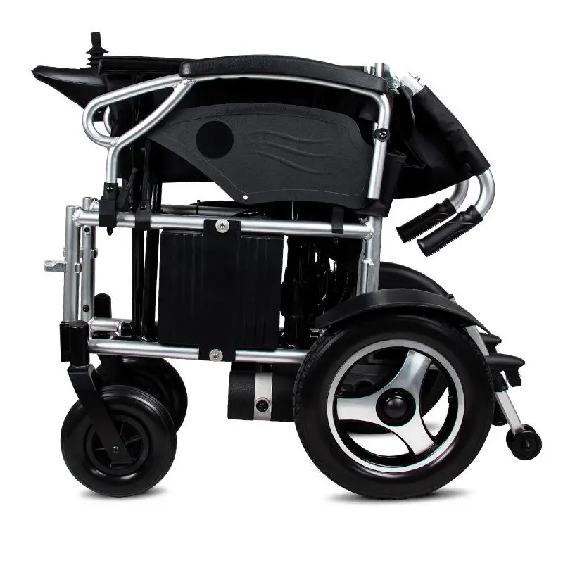 folding wheel chair heavy loading electric power wheelchair with brushless motor transport electric tricycle for the elderly