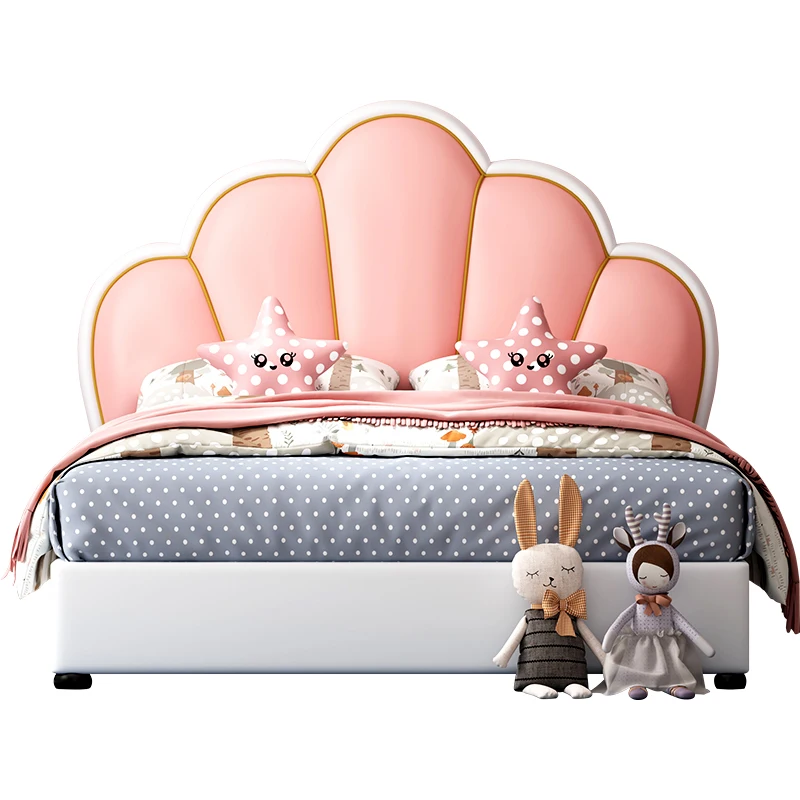 Design Modern Custom House Kids Bedroom Frame Rabbit Bed Cute Princess Bed Pink Girls Bed for Bedroom