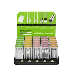 MOQ 1 SET combination set USB Cable Car charger Wall Charger EU PD 20W Display Rack