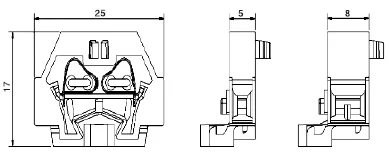 Low price motor spring wire pin connectors terminal block 3.5mm