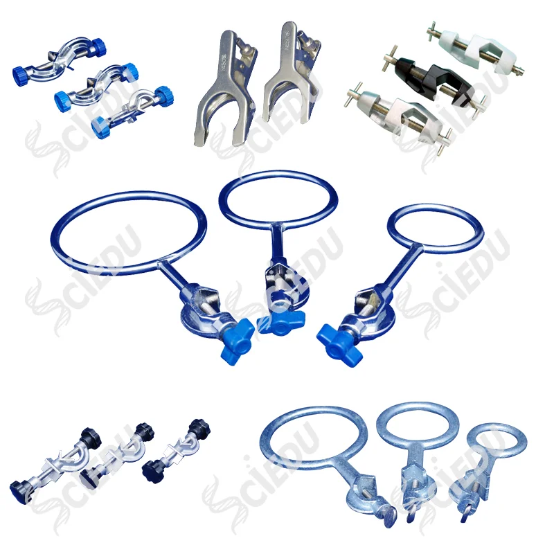 Wholesale price Lab Supplies Laboratory Stands And Clamps Metal/Al Alloy/Plastic-Coated/Chrome plated Cross Clamps For Lab Stand