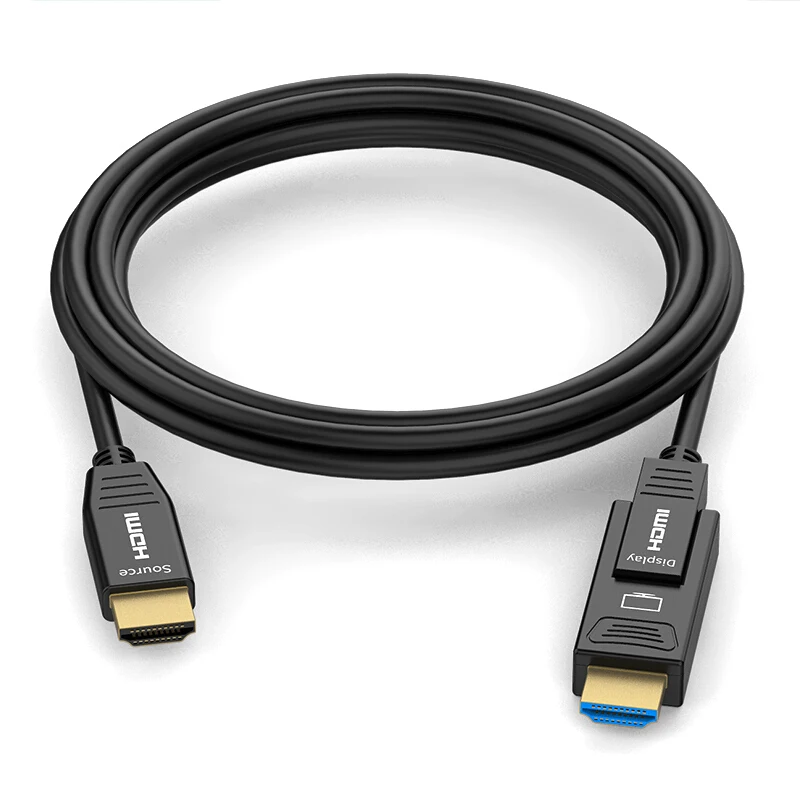  Отдельная структура 10 м/20 м/30 м/50 м AOC HDMI 2 0 в активный волоконно-оптический HDMI-кабель 4K60Hz micro type to typeA